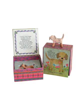 Noï/Natural Life Lucky charm in a box - Puppy Noï/Natural Life Lucky charm in a box - Puppy