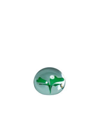 Glass paperweight clover Glass paperweight clover