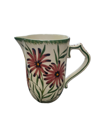 Les Ottomans Keramieken bloemen karaf Les Ottomans Keramieken bloemen karaf