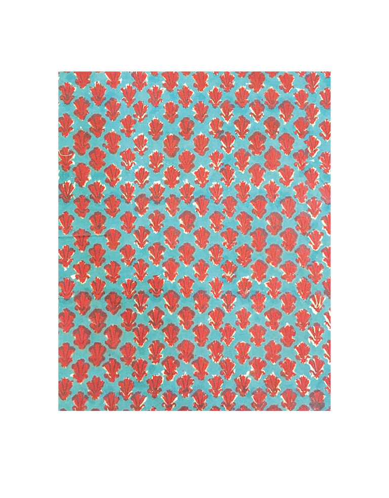 Les Ottomans Les Ottomans Katoenen tafelkleed - Groen en Oranje - 250 x 150 cm