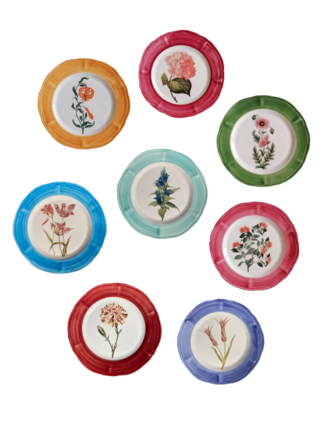 Les Ottomans Groot bloemen bord - 8 ontwerpen Les Ottomans Groot bloemen bord - 8 ontwerpen
