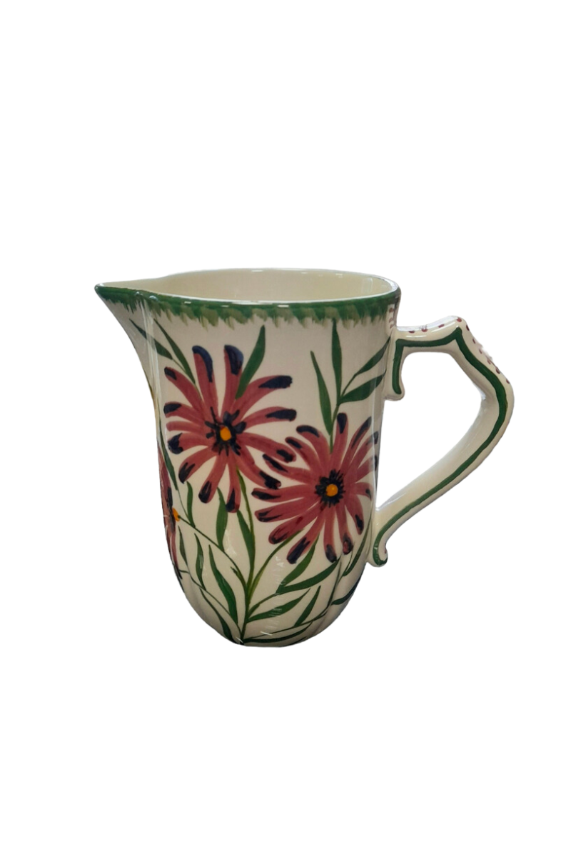 Ceramic Floral Jug
