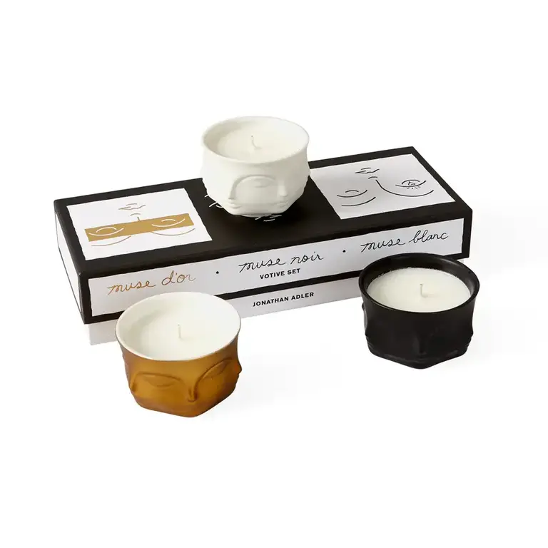 Jonathan Adler Muse Votive Candle set