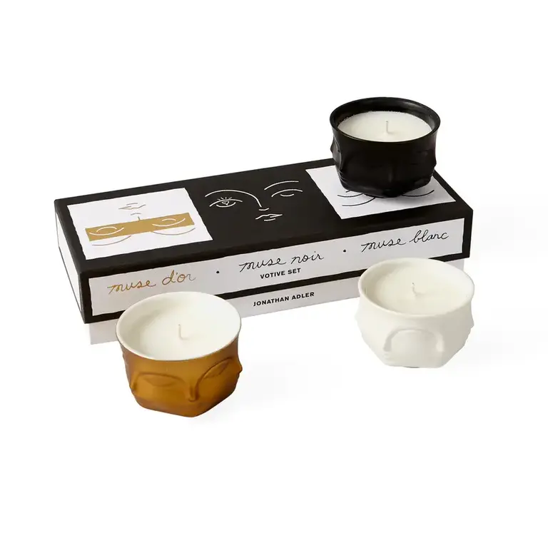 Jonathan Adler Muse Votive Candle set