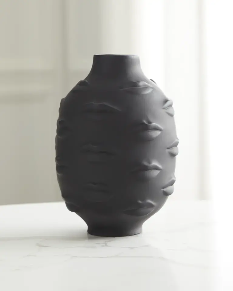 Jonathan Adler Gala round vase - Black - Limited serie