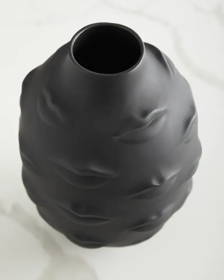 Jonathan Adler Gala round vase - Black - Limited serie