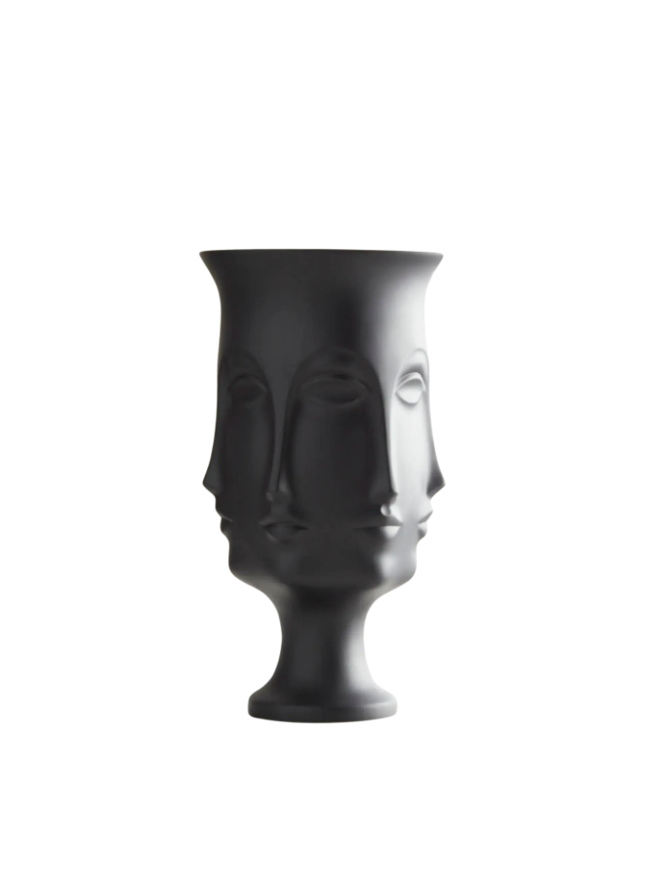 Large shiny black chess king - Curiosa Cabinet