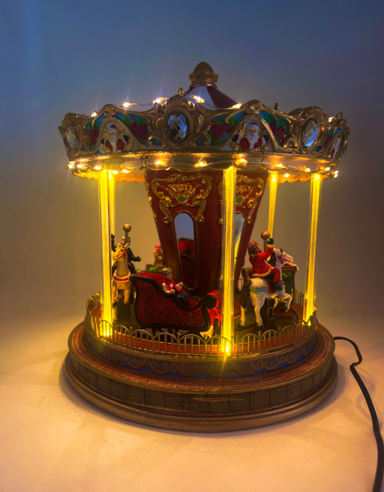 Grote kerst draaimolen