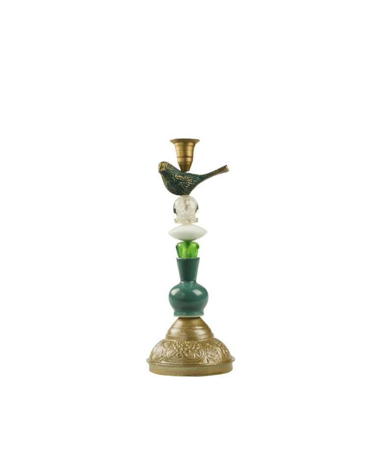 Miho - Unexpected things Miho Unexpected Things Ceramic Candle holder- Green vibes