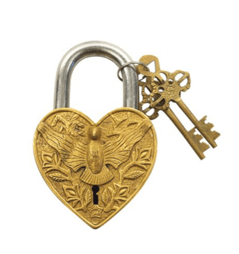 Boncoeurs Boncoeurs Large padlock - Eagle