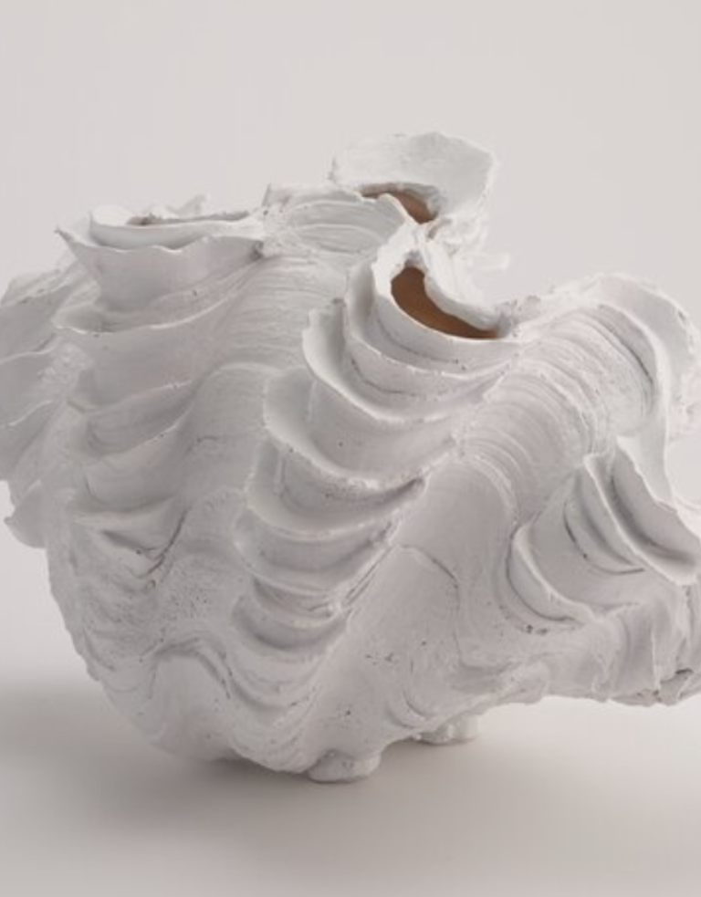 Giftcompany White shell vase