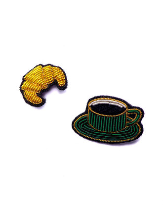 Macon & Lesquoy Broche - Kofiie en Croissant Macon & Lesquoy Broche - Kofiie en Croissant