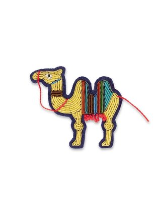 Macon & Lesquoy Brooch - Camel Macon & Lesquoy Brooch - Camel
