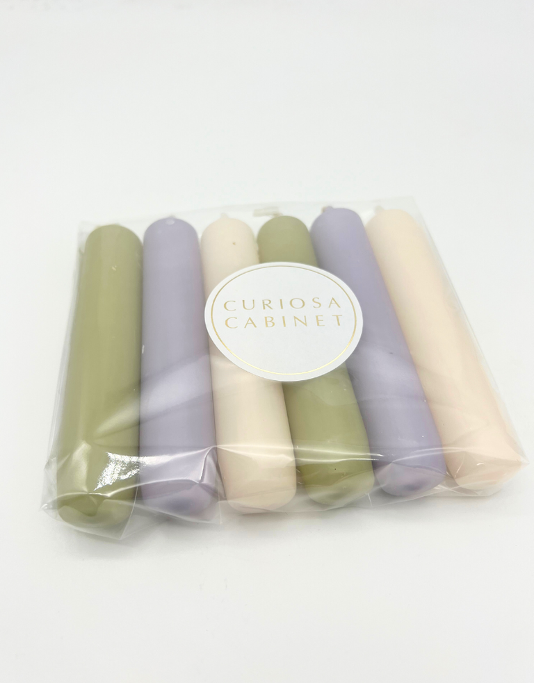 Rustik Lys Short candle set 'Fresh'