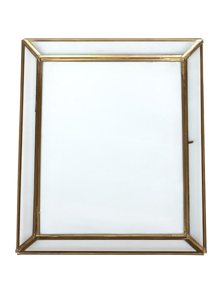 Glass frame and tray