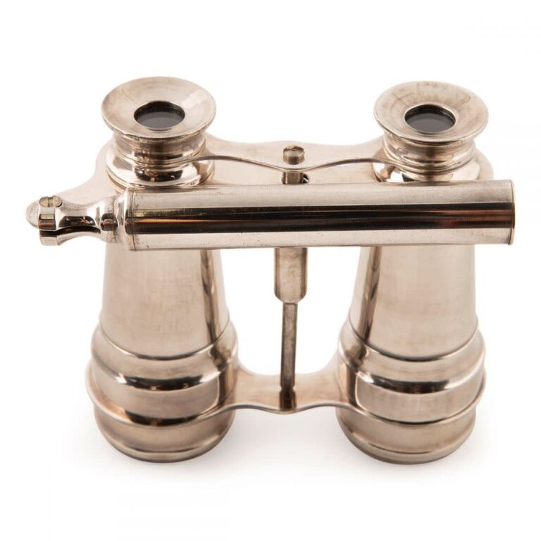 Authentic Models Silver plated opera binoculars