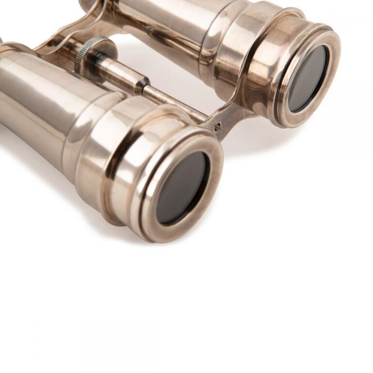 Authentic Models Silver plated opera binoculars