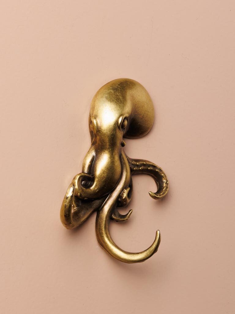 Metal Octopus wall hook