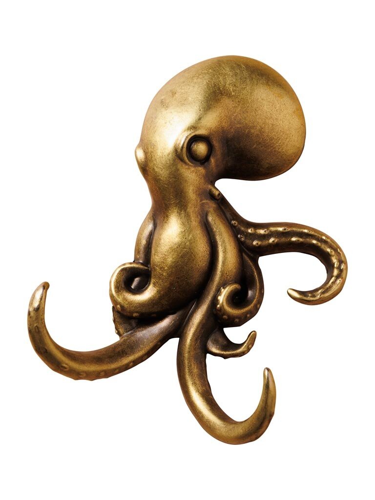 Metal Octopus wall hook