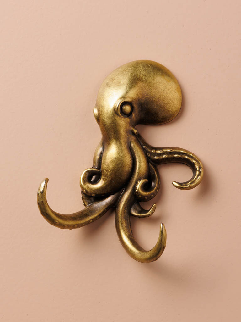 Metal Octopus wall hook