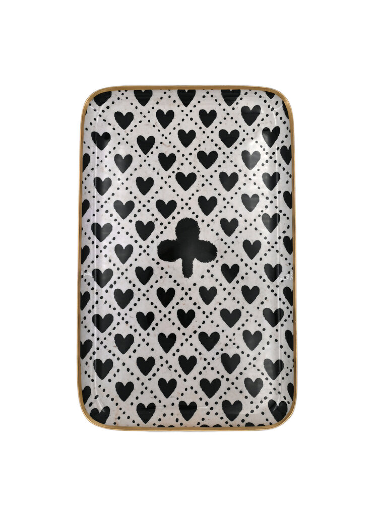 Boncoeurs Tray - Clover and Hearts