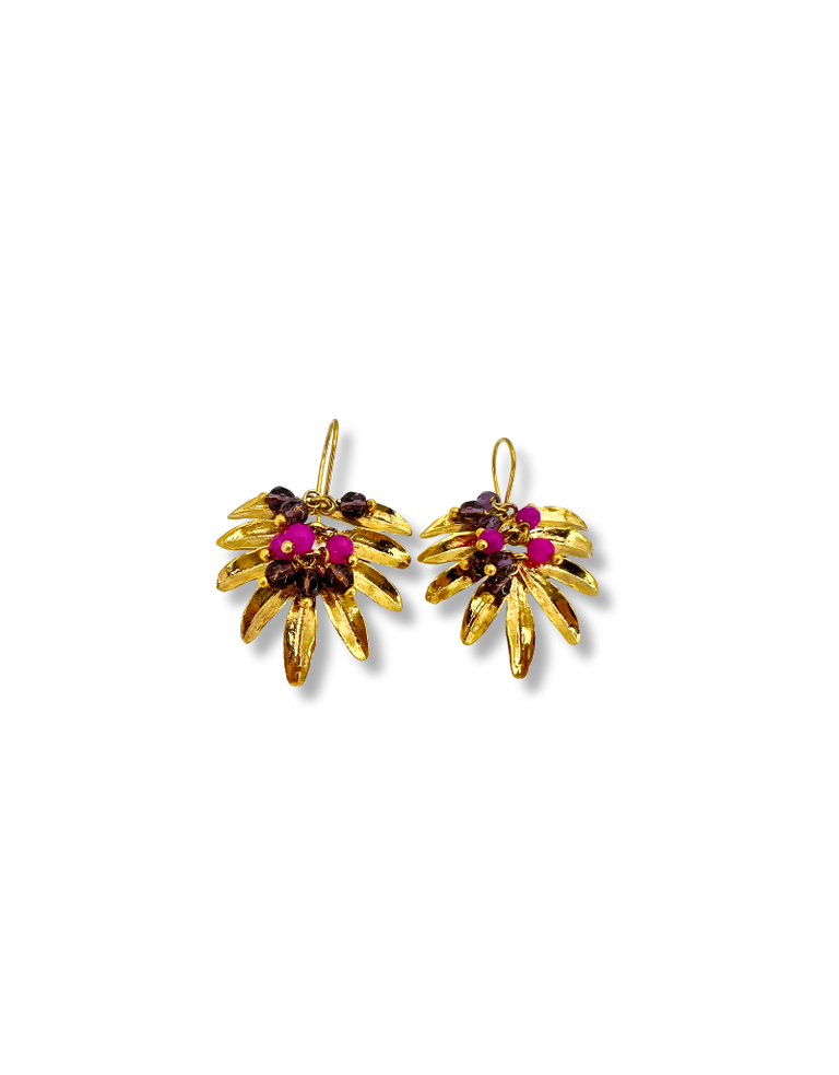 m'Anais Camila earrings - Purples