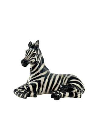 Les Ottomans Ceramic zebra statue Les Ottomans Ceramic zebra statue