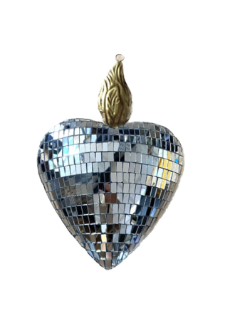 Boncoeurs Faceted Heart - large Boncoeurs Faceted Heart - large