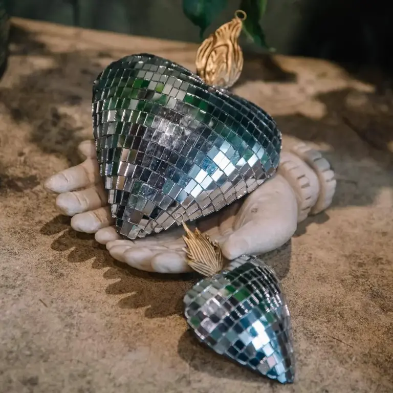 Boncoeurs Facetted heart - small