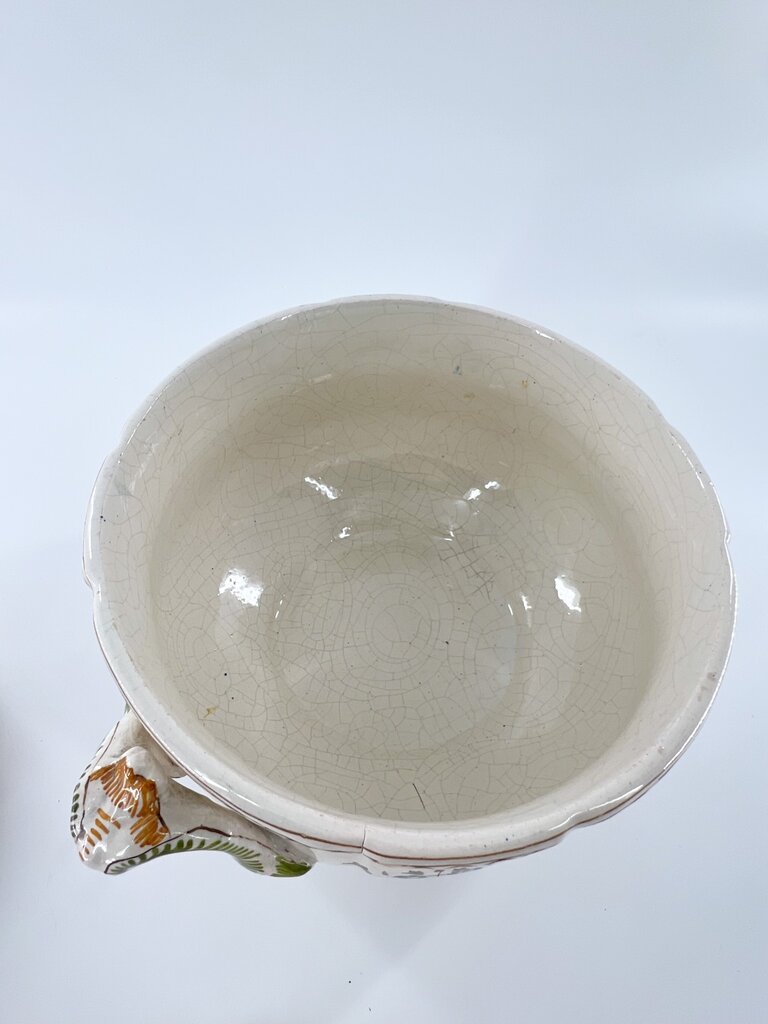 Vintage Pompoen - soepterrine en schaal