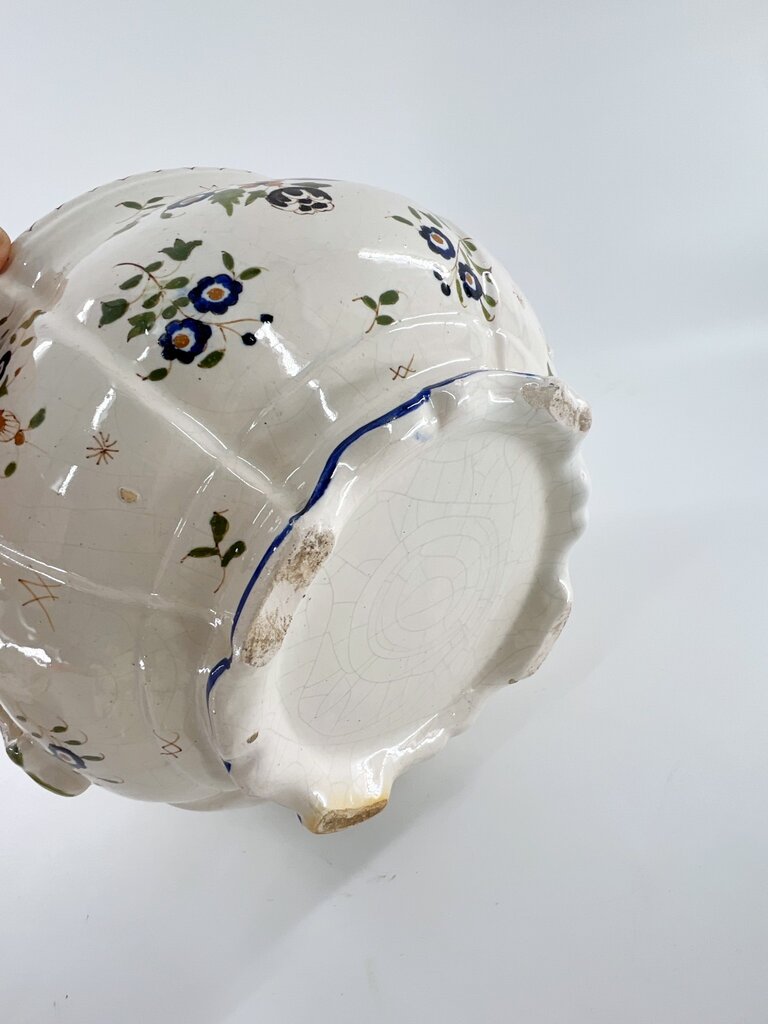 Vintage Pompoen - soepterrine en schaal