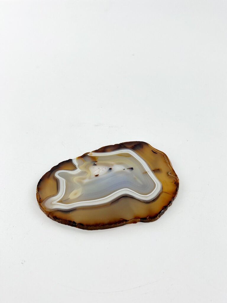 Vintage Set of 5 agate coasters (vintage)