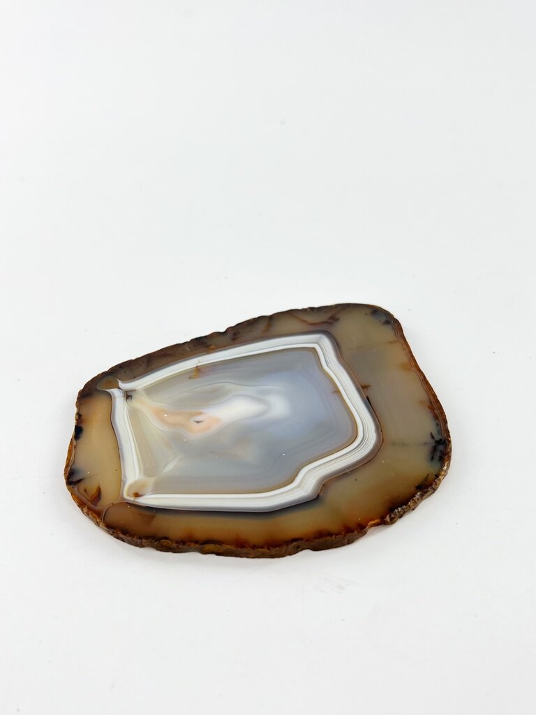 Vintage Vinatge set of 5 agate coasters