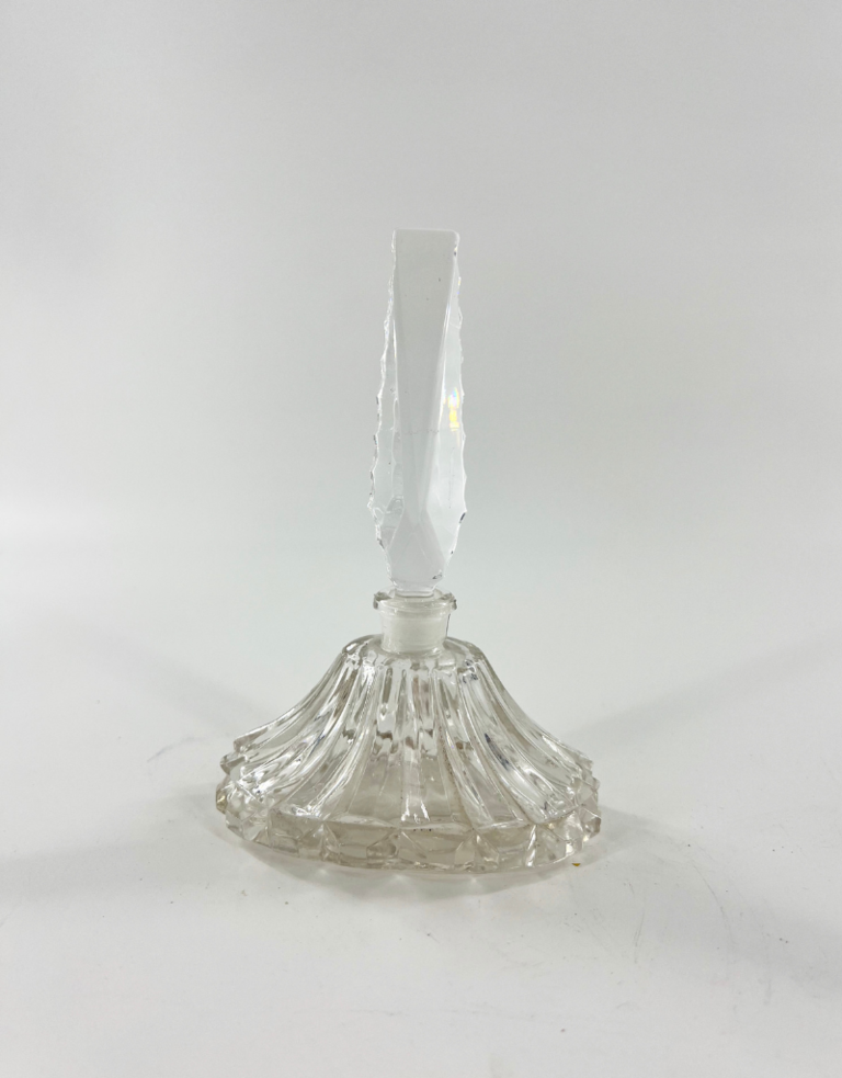 Vintage Vintage glass perfume bottle Art Deco