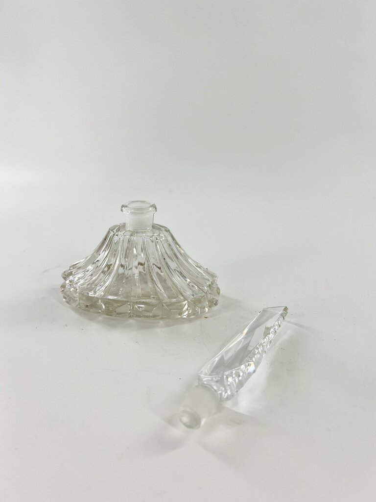 Vintage Vintage glass perfume bottle Art Deco