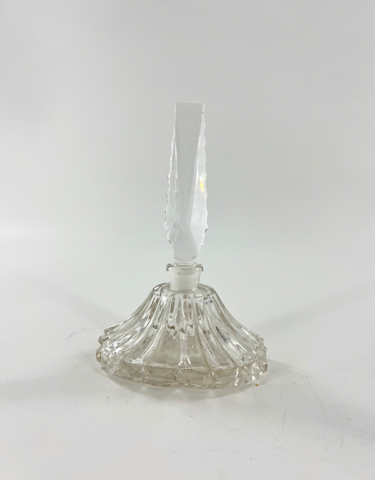 Vintage Vintage glass perfume bottle Art Deco
