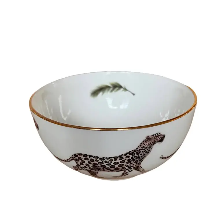 Sloane Stationery Leopard bowl - Fine bone china