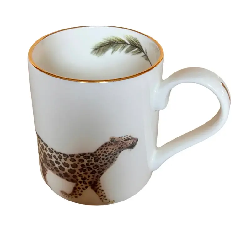 Sloane Stationery Leopard mug - fine bone china
