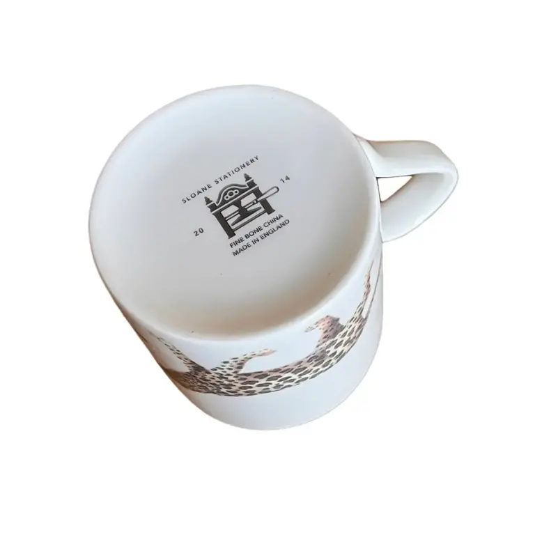 Sloane Stationery Leopard mug - fine bone china