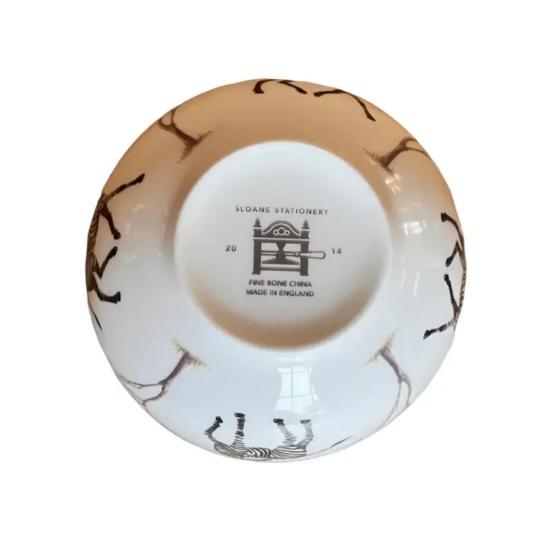 Sloane Stationery Zebra bowl - fine bone china