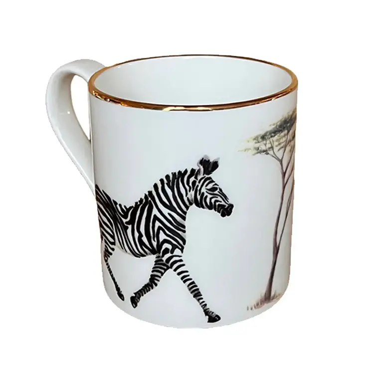 Sloane Stationery Zebra mok - porselein