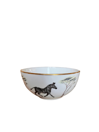 Sloane Stationery Zebra bowl - fine bone china Sloane Stationery Zebra bowl - fine bone china