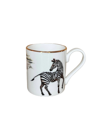 Sloane Stationery Zebra mug - fine bone china