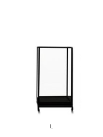 Glass display case square L Glass display case square L