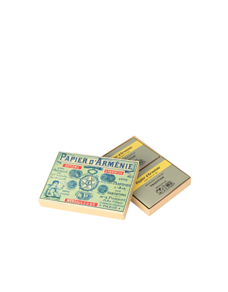 Papier d'Armenie Papier d’Armenie 1900 box with 12 tradition paper booklets