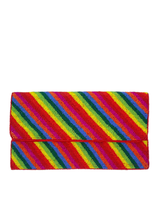 Clutch - regenboog kralen Clutch - regenboog kralen