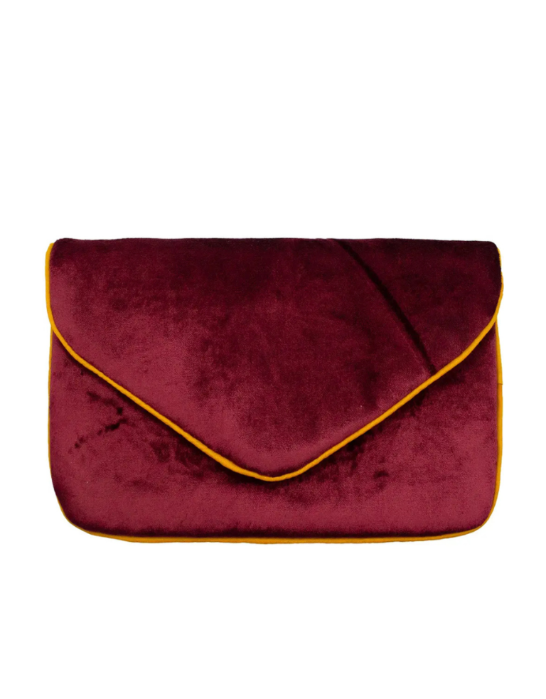 Clutch - Bordeauxrood fluweel