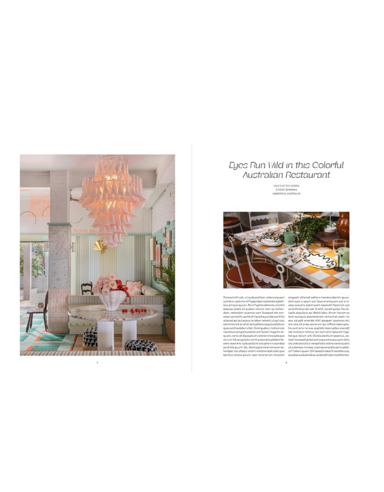 Tasteful, New Interiors for Restaurants and Cafés