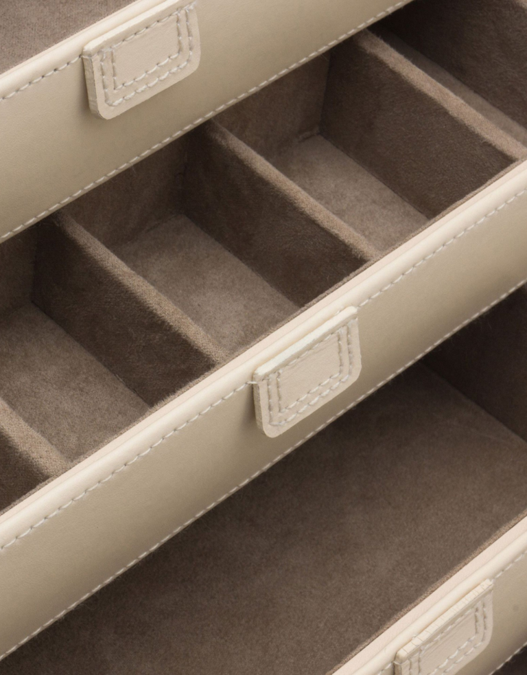 WOLF Caroline Extra Large Juwelen doos - Ivoor