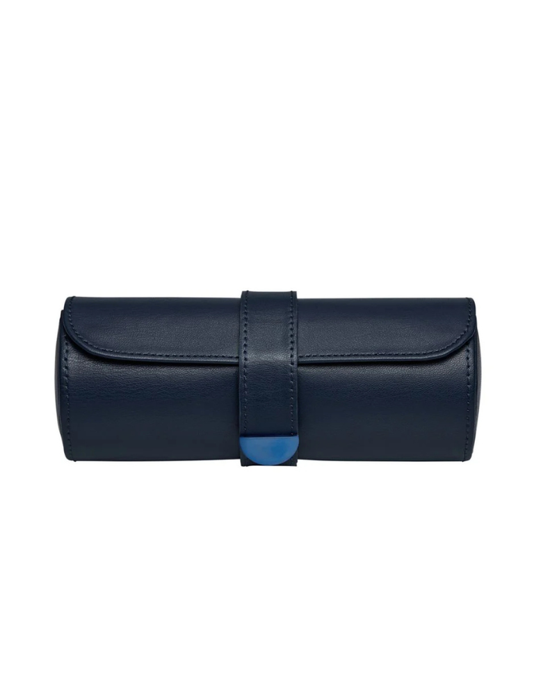 WOLF Earth Triple Watch Roll - Midnight Blue